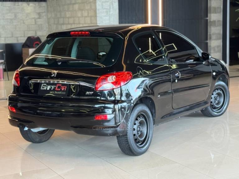 PEUGEOT - 207 - 2011/2012 - Preta - R$ 16.900,00