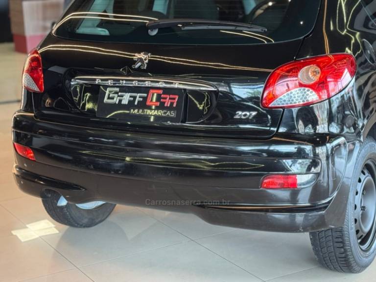 PEUGEOT - 207 - 2011/2012 - Preta - R$ 16.900,00