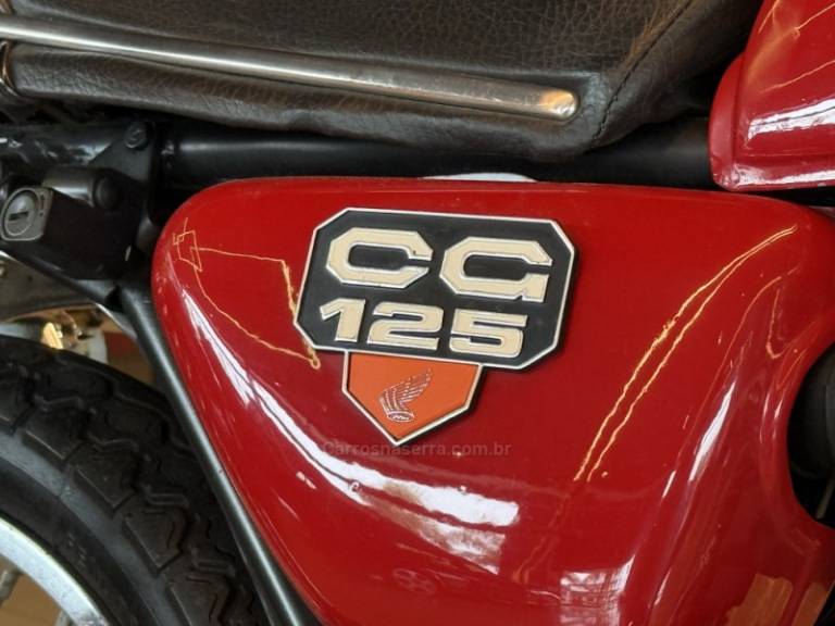 HONDA - CG 125 - 1981/1981 - Vermelha - Sob Consulta